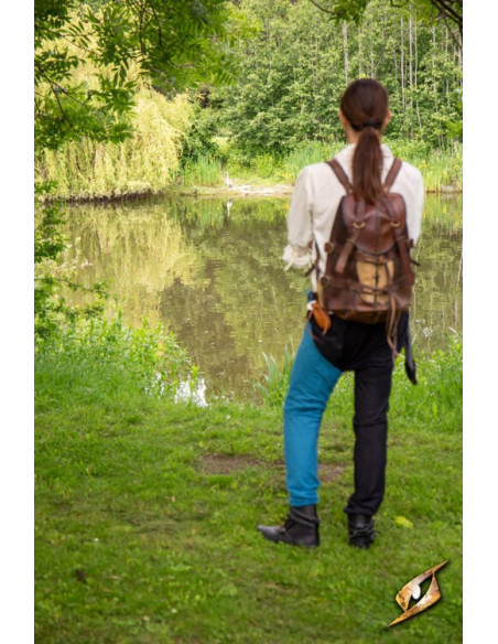 Vintage Misty Blue Cotton Leggings