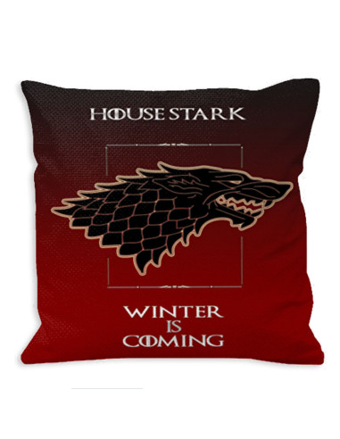 Game of Thrones House Stark kussen
 Maat-35x35 cm. Materiaal-Oxford