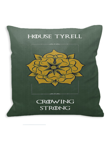 bezig eer fluit House Tyrell Game of Thrones kussen ⚔️ Tienda Medieval Maat 35x35 cm.  Materiaal Oxford