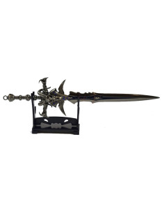 World of Warcraft Frostmourne miniatuurzwaard met standaard