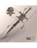 World of Warcraft Frostmourne miniatuurzwaard met standaard