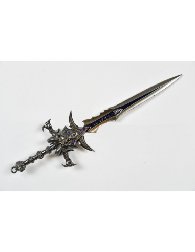 World of Warcraft Frostmourne miniatuurzwaard met standaard
