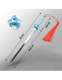 Espada en miniatura Asuna de Sword Art Online con soporte 2