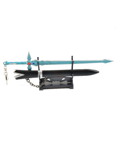 Espada en miniatura Blue Dark Repulser de Sword Art Online con funda y soporte