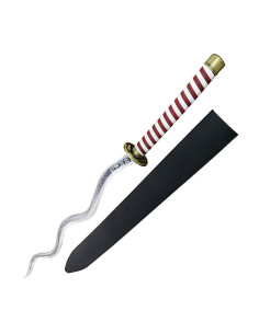 Obanai Iguro Demon Slayer Katana, Silber-Finish