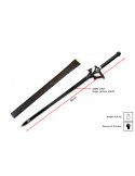 Espada Kirito de Sword Art Online forjada a mano