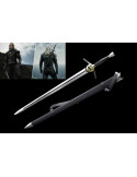 Funktionelt Geralt de Rivia-The Witcher sværd med skede