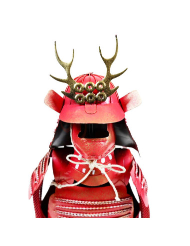 Japanische Miniaturrüstung, rote Ausführung