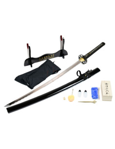 Set katana forjada a mano de El Último Samurai