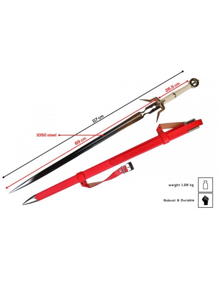 Handgeschmiedetes Schwert von Ciri...