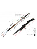 Espada de plata forjada a mano de Geralt, The Witcher III Wildhunt