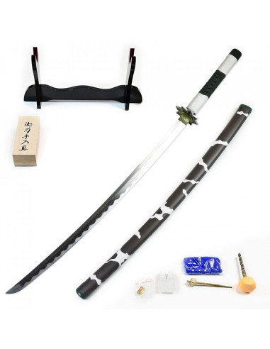 Handgeschmiedetes Katana-Set von Shinazugawa Sanemi, Demon Slayer