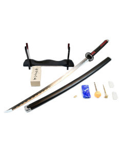 Kamado Tanjirou handgeschmiedetes Katana-Set, Dämonentöter