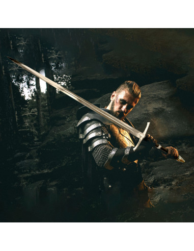 Met de hand gesmeed en geslepen ONofficieel zwaard Strider, The Lord of the Rings
