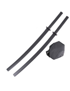 Sæt 2 katanas DeadPool med rygsæk til ryggen 2