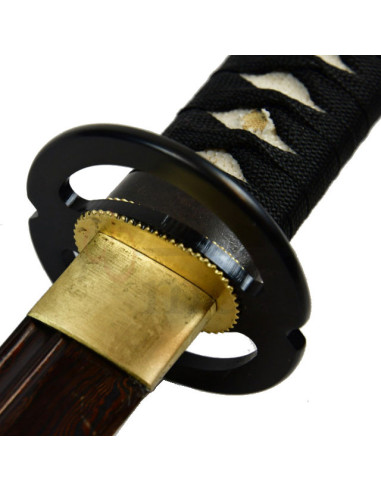 Set espada Nodachi forjada a mano Damasco de Sangre