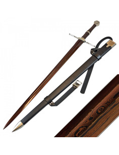 Espada de acero de Geralt de Rivia The Witcher, Edición Damasco de Sangre