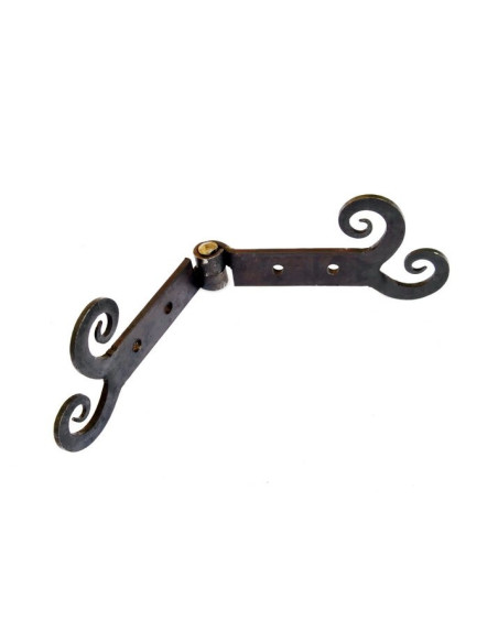 Juego 2 bisagras medievales rizadas...