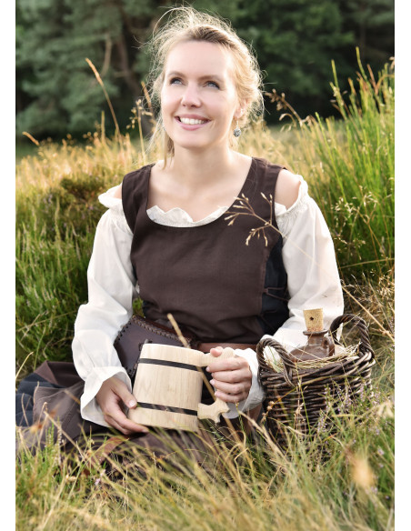 Vestido medieval sin mangas Jarle en...