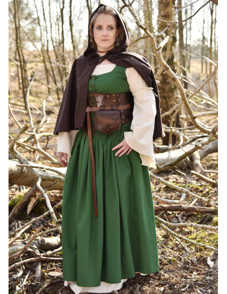 Vestido medieval sin mangas Lene en...