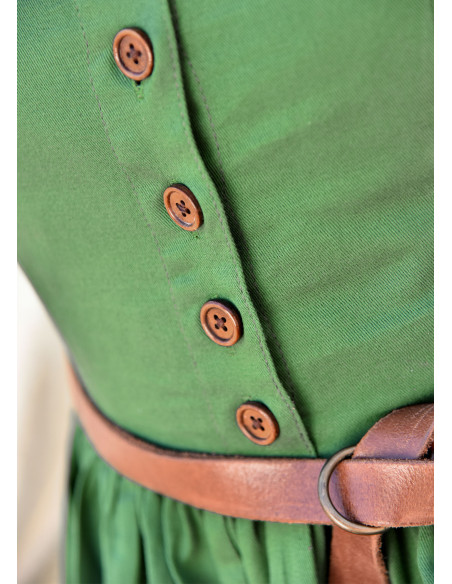 Vestido medieval sin mangas Lene en...