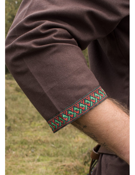 Katoenen Viking tuniek, bruin