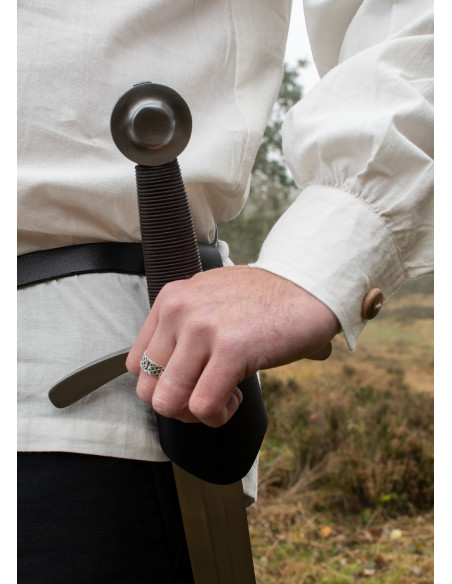 Gotz middelalderlig ridderskjorte, hvid