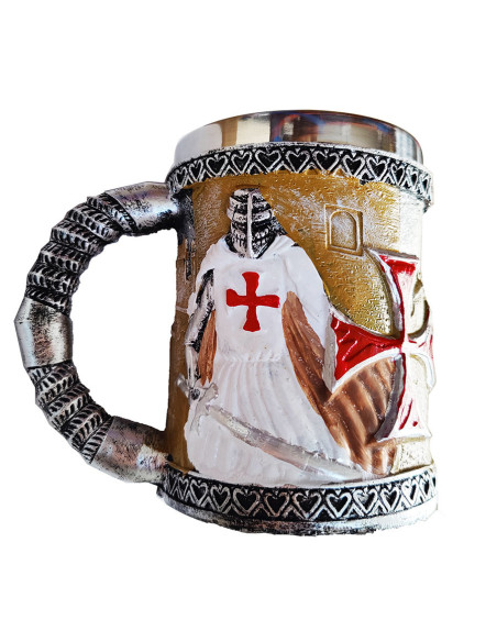 Taza resina de los Caballeros Templarios Taza resina de los Caballeros Templarios