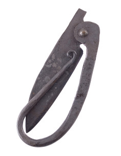 Navaja medieval de hierro forjado a mano, con funda 2