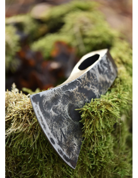 Handgesmede koolstofstalen bijlkop
