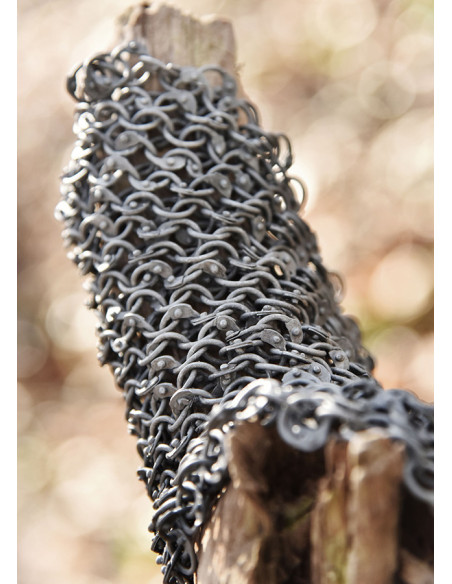 20 x 20 cm Aluminium-Kettenhemd,...