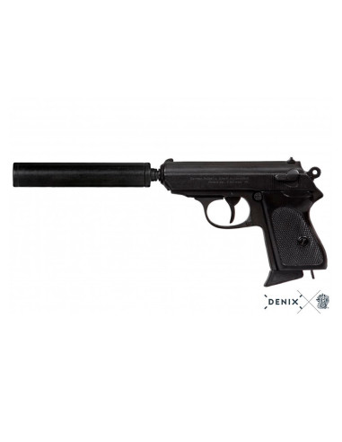 Pistola Alemana James Bond 007 con silenciador