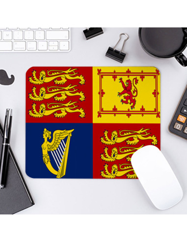 Banner-Mauspad des britischen Königshauses (23,5 x 19,5 cm)