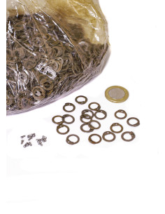 Zak van 1 kg met ringen met klinknagels voor...