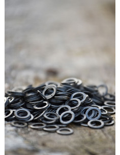 Beutel 1 kg. mit flachen Ringen für Kettenhemd 2