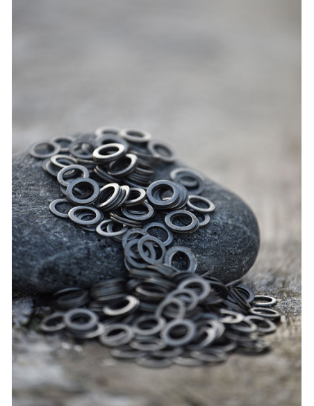 Zak 1 kg. met platte ringen voor...