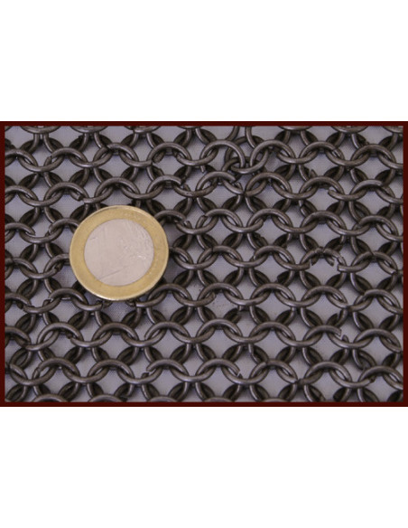 Falda de anillas de cota de malla de...