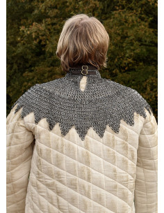 Bispekappe med læderremme og spænder, blandet flad ring 2