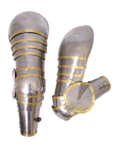 Par leddelte middelalderlige metalarme