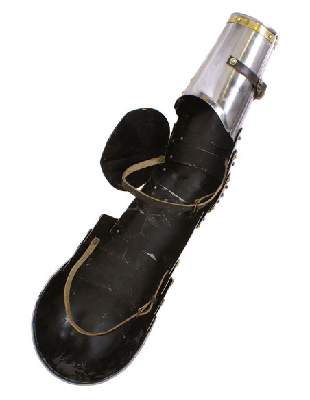 Pareja de brazos metálicos medievales...