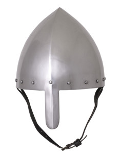 Svejset Nasal Olmutz konisk hjelm, 2 mm stål