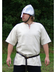 Viking tuniek in wol, naturel wit