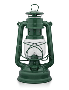 Lámpara de aceite Feurhand Storm 276, acabado verde