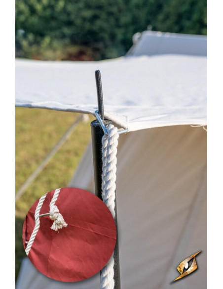 Rode middeleeuwse tent voor...