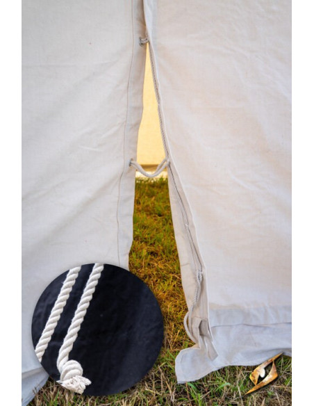 Carpa medieval negra para intrépidos...