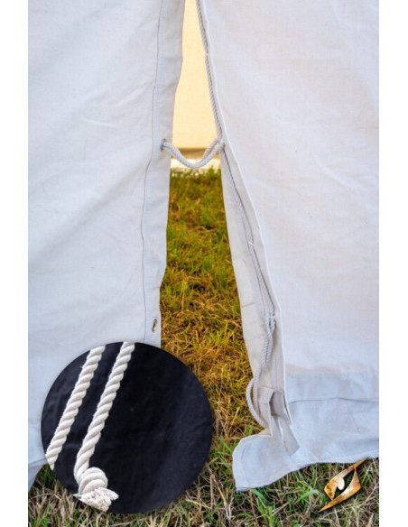 Carpa medieval negra para intrépidos...