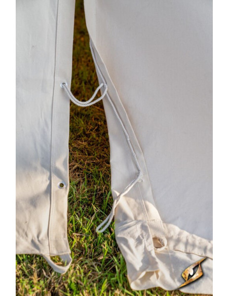 Carpa medieval roja para intrépidos...