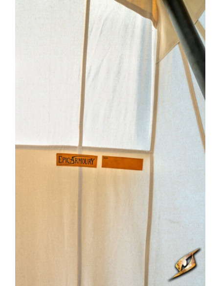 Rødt middelaldertelt til uforfærdede...