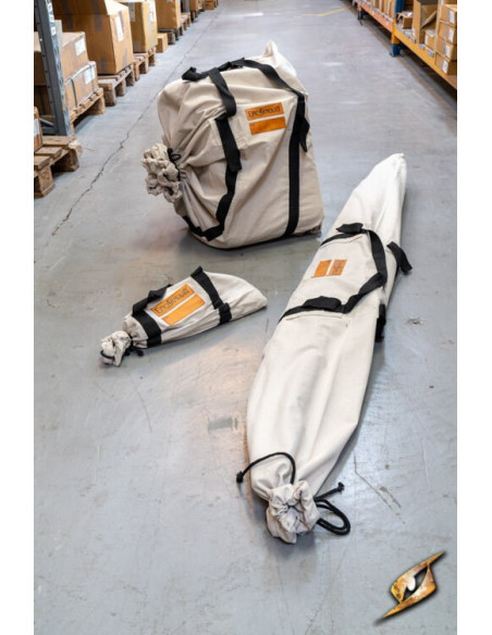 Schwarzes mittelalterliches Zelt für...