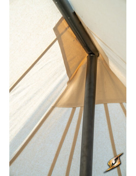 Carpa medieval negra para intrépidos...